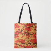Herfst Digital Camo Pattern Tote Bag (Voorkant)