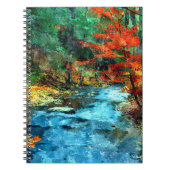 Herfst Digital Waterverf Notitieboek (Voorkant)