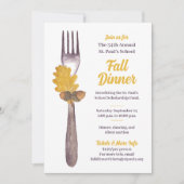 Herfst Diner of Herfst Evenement Uitnodiging (Voorkant)