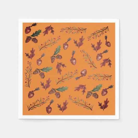 Herfst Dinner Servetten (Voorkant)