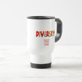 (herfst) Diversity II White Travel Mug Reisbeker (Voorkant rechts)