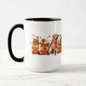 Herfst Dog Coffee Mok, Labrador Dog, Herfst Vibes Mok (Links)