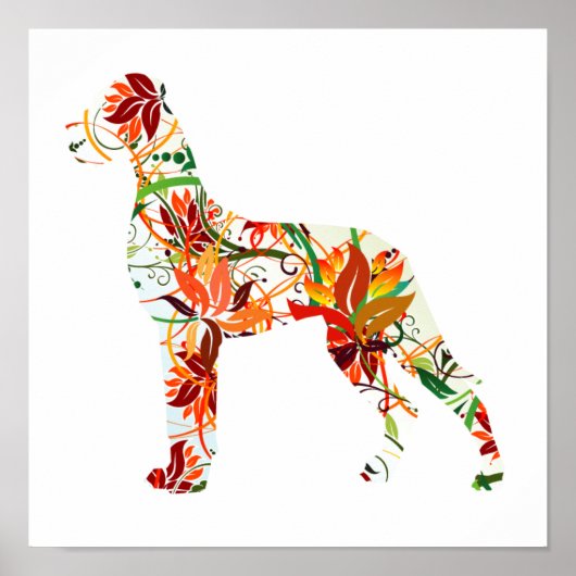 Herfst Dogues de Bordeaux Poster (Voorkant)