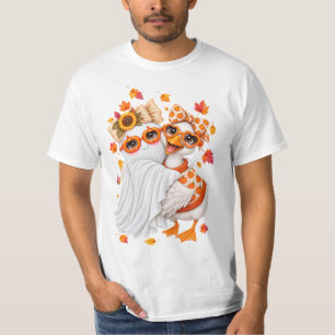 herfst Domme Gans spook Halloween Herfst T-shirt