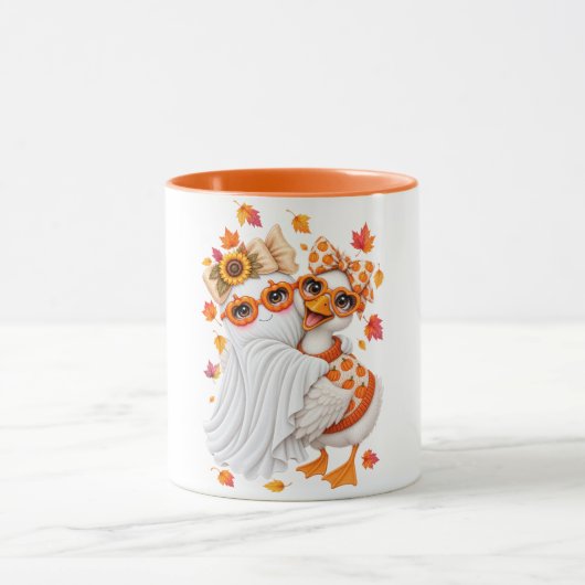 herfst Domme Gans spook Herfst Halloween  Mok (Midden)