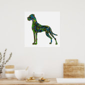 Herfst Donkere Dog Poster (Keuken)
