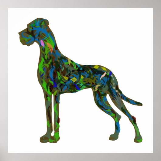 Herfst Donkere Dog Poster (Voorkant)
