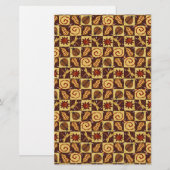 Herfst Doodles Briefpapier (Voorkant / Achterkant)