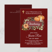 HERFST DOOPKAARTEN DOOPPLECHTIGHEID (Voorkant / Achterkant)