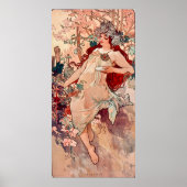 Herfst door Alfons Mucha Poster (Voorkant)