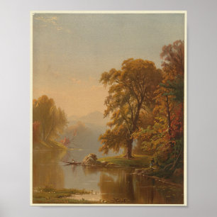 Herfst door Alfred Bricher Poster