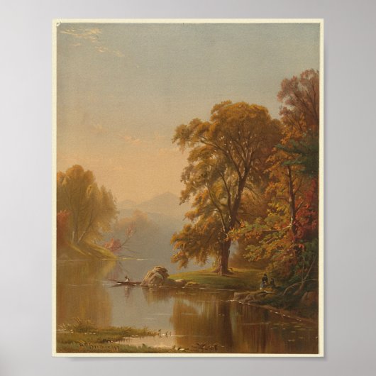 Herfst door Alfred Bricher Poster (Voorkant)