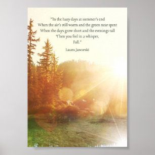 Herfst door Laura Jaworski Poster