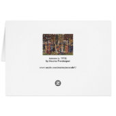Herfst door Maurice Prendergast, Vintage Fine Art (Achterkant Horizontaal)