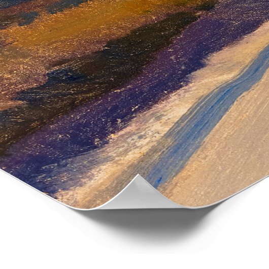 Herfst door Maynard Dixon Poster (Hoek)