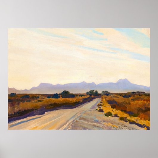 Herfst door Maynard Dixon Poster (Voorkant)