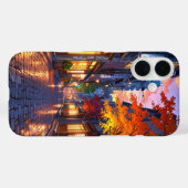 Herfst Dorp Avond Case-Mate iPhone Case (Achterkant (horizontaal))