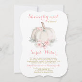 Herfst douche per postmeisje kaart (Voorkant)