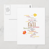 Herfst Dreams Briefkaart (Voorkant / Achterkant)