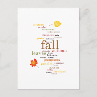 Herfst Dreams Briefkaart