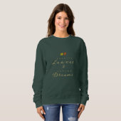 Herfst Dreams- Chic Herfst Festive Sweatshirt (Voorkant volledig)