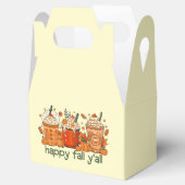 Herfst Drink met crème Happy Herfst Yall Bedankdoosjes (Geopend)