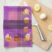 Herfst drinken theedoek (Quarter Fold)