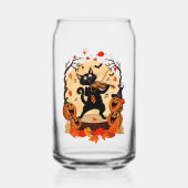 Herfst Drinkglas met Ontwerp Blikvorm Glas (Achterkant)