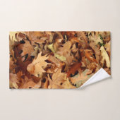 Herfst, droge bladeren bad handdoek (Handdoek)