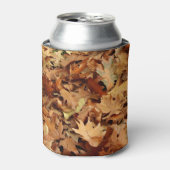 Herfst, droge bladeren blikjeskoeler (Blikje Voorkant)