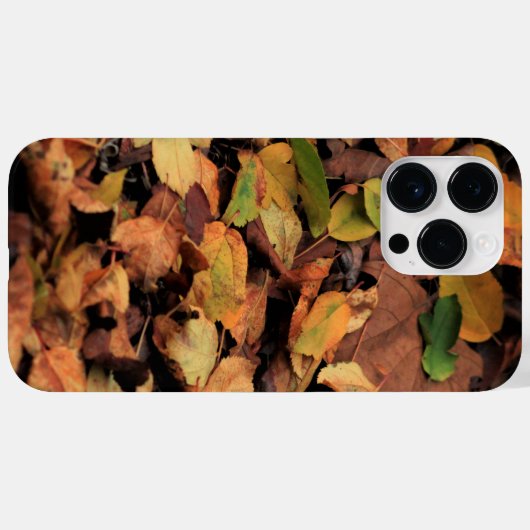 Herfst, droge bladeren Case-Mate iPhone case (Achterkant (horizontaal))