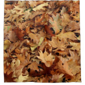 Herfst, droge bladeren douchegordijn (Voorkant)