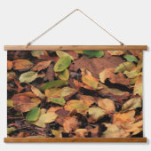Herfst, droge bladeren hangend wandkleed (Voorkant 3)