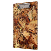 Herfst, droge bladeren klembord (Links)