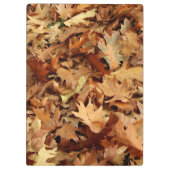Herfst, droge bladeren klembord (Achterkant)