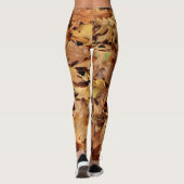 Herfst, droge bladeren leggings (Achterkant)