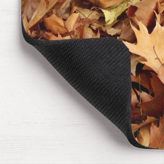 Herfst, droge bladeren muismat (Hoek)