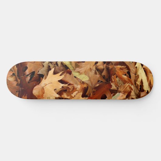 Herfst, droge bladeren persoonlijk skateboard (Horizontaal)
