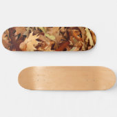 Herfst, droge bladeren persoonlijk skateboard (Horizontaal)