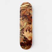 Herfst, droge bladeren persoonlijk skateboard (Voorkant)