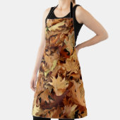 Herfst, droge bladeren schort (Insitu)