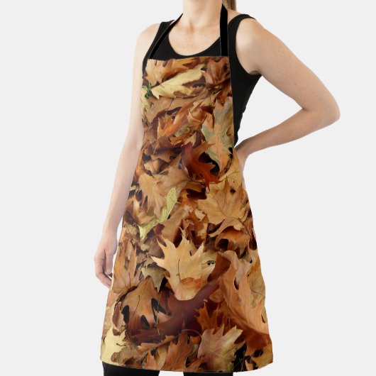 Herfst, droge bladeren schort (Insitu)