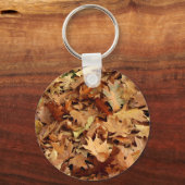 Herfst, droge bladeren sleutelhanger (Voorkant)