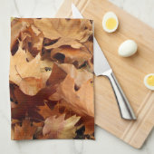 Herfst, droge bladeren theedoek (Quarter Fold)