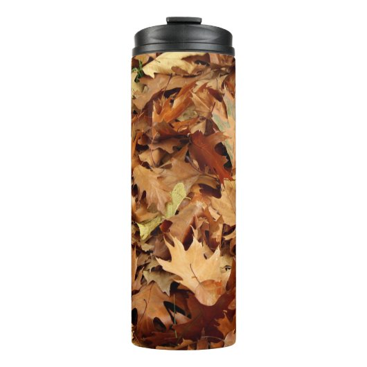 Herfst, droge bladeren thermosbeker (Voorkant)