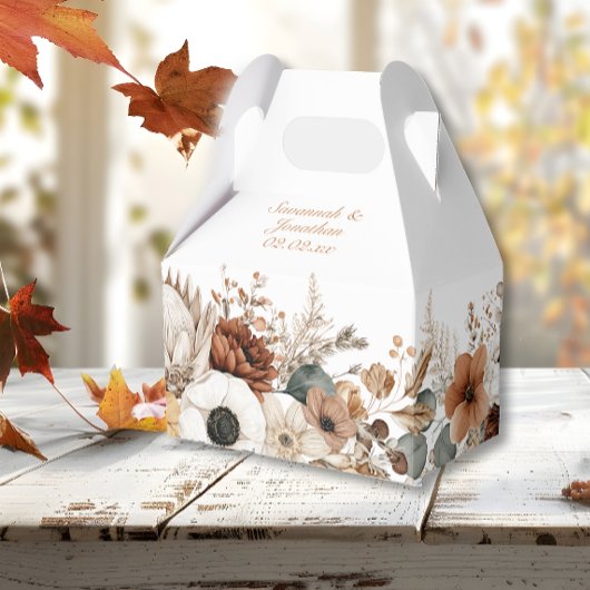 Herfst Droge Bloemen Bohemië Bedankdoosjes