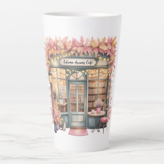 Herfst Droom Café Kopjes — Knus Bloemig Boekwinkel (Voorkant)