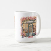 Herfst Droom Café Mok — Gezellige Bloemrijke Boekw (Voorkant rechts)