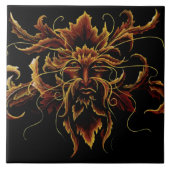 Herfst Dryad Celtic Fantasy Tegeltje (Voorkant)