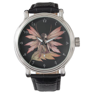 Herfst Dwaalende Fee Fantasie Kunst Horloge